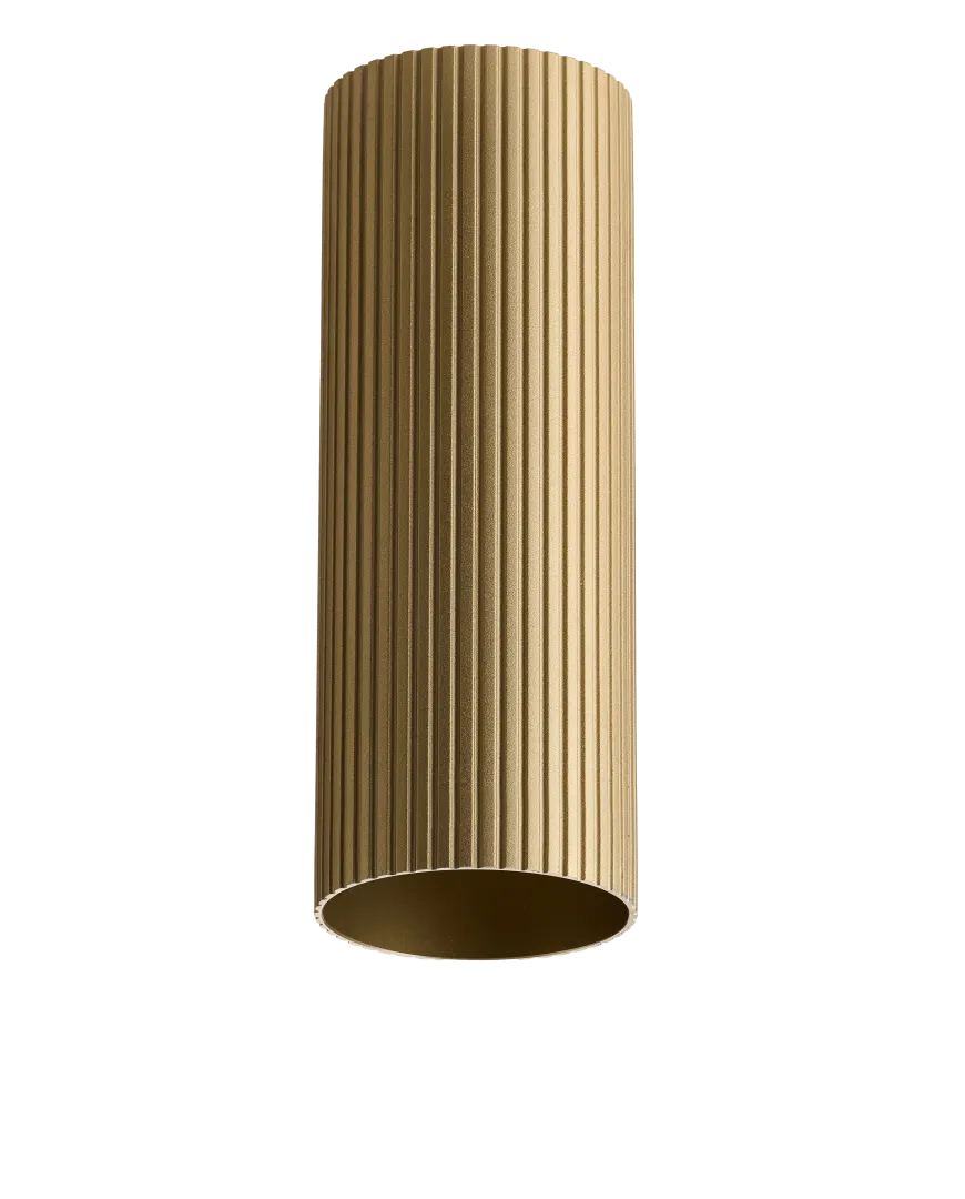 LUCAS RIBBED TUBE 40 ANODISED GOLD